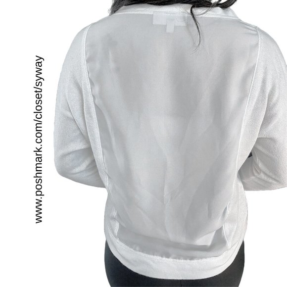 Jennifer Lopez Faux Fur Mixed Media Sweatshirt - Picture 3 of 12